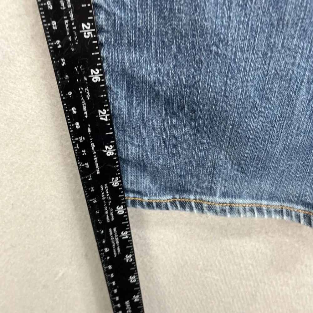 Lucky Brand Jeans Mens 36 Blue Denim Athletic Slim Fit Distressed Streetwear